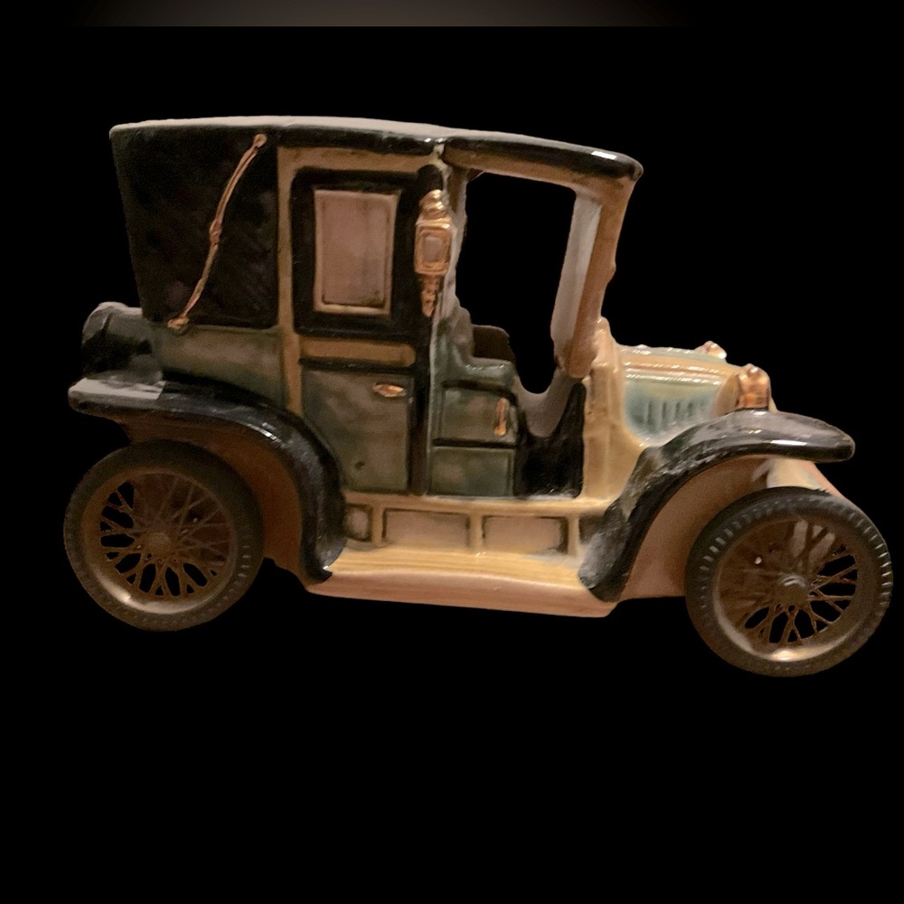 Vintage Ceramic Liquor car bottle